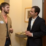 Two men in conversation